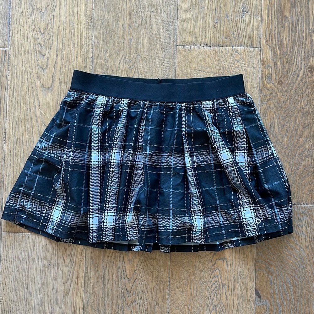 Plaid alo skirt skort